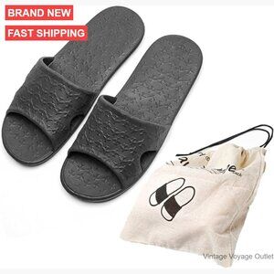 Foldable Travel Slippers EVA Non-Slip Quick Dry Shower Spa Beach Shoes